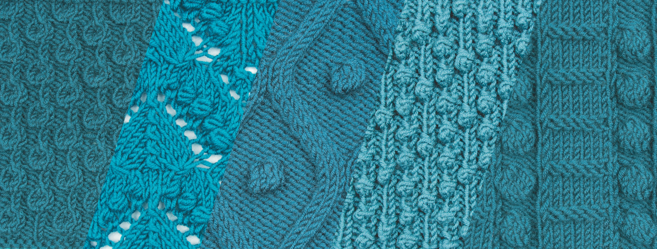 Muster-ABC: Noppen-Allover-Muster