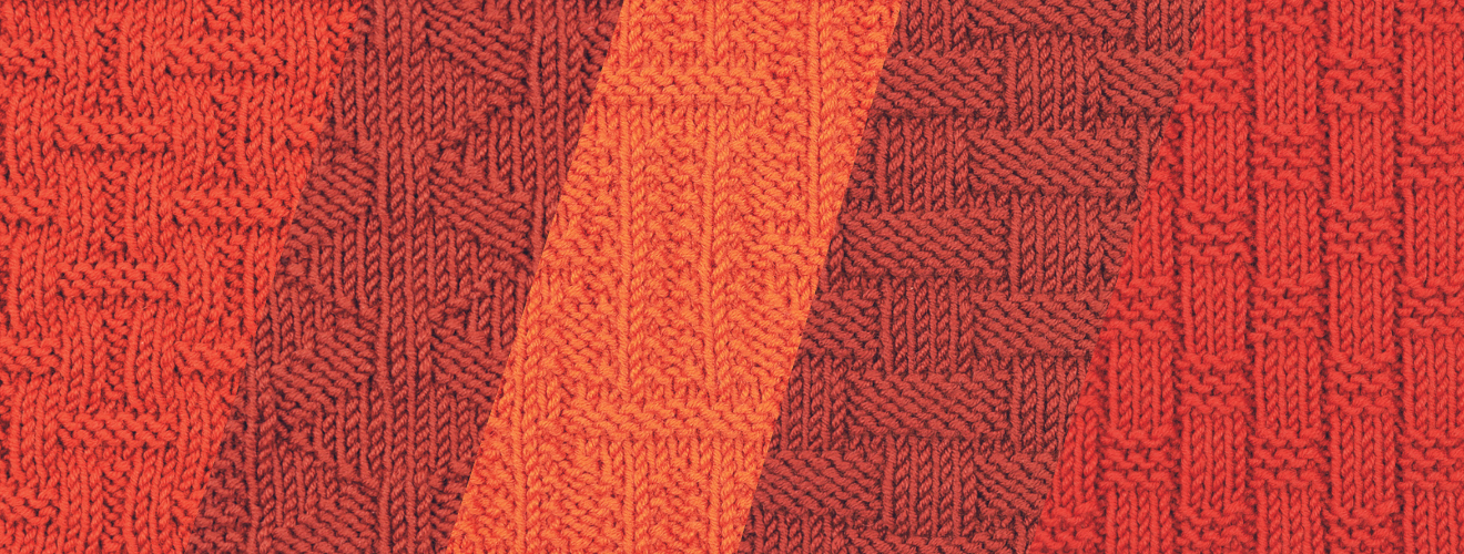 Muster-ABC: Reliefmuster mit Flechtoptik